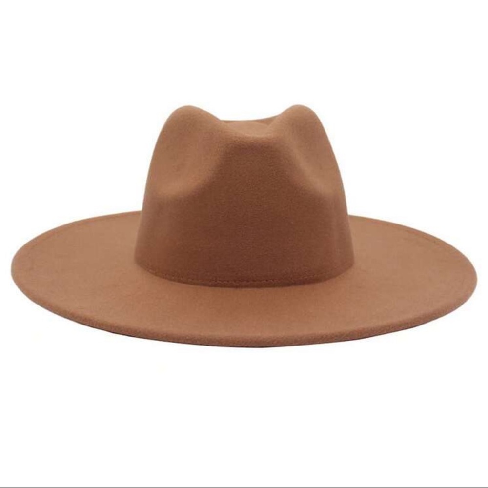 Western cowboy rancher hat wide brim fedora felt rancher hat cowgirl nashville - Picture 2 of 12